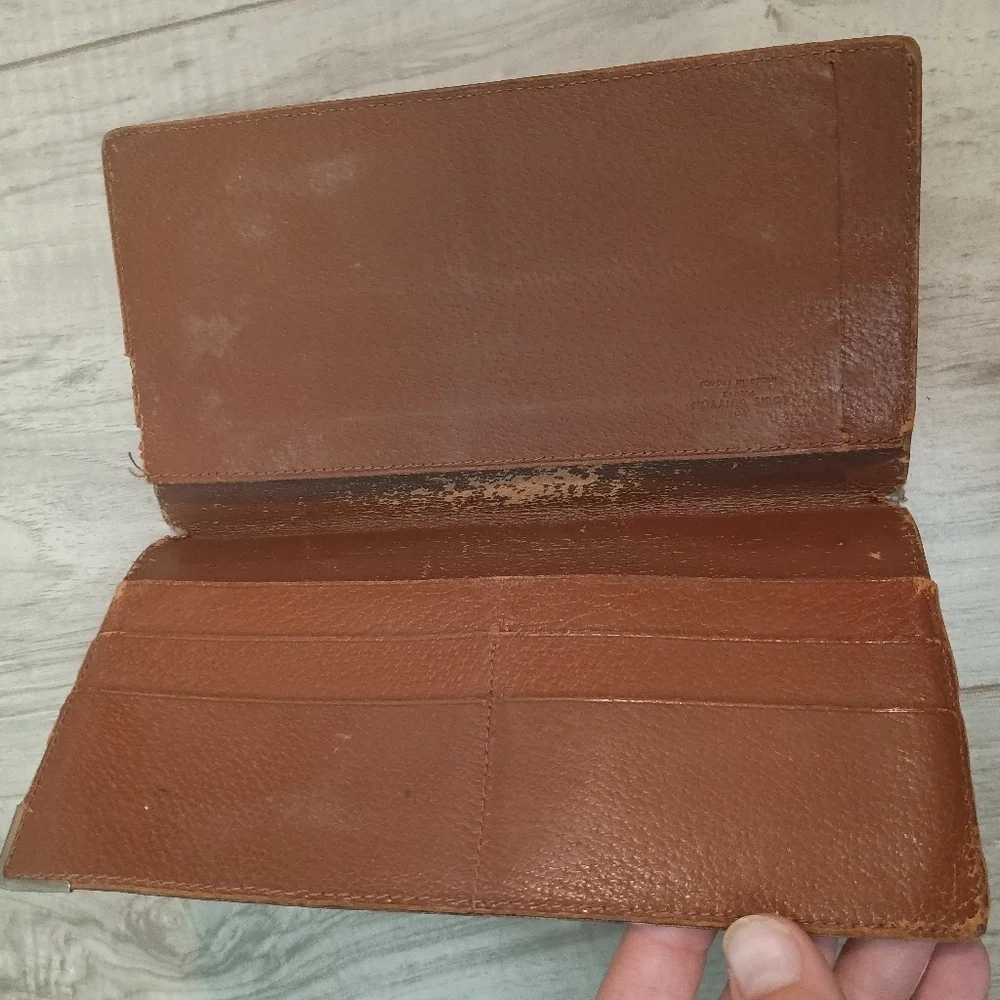 Authentic Louis Vuitton Monogram Checkbook Wallet Vintage